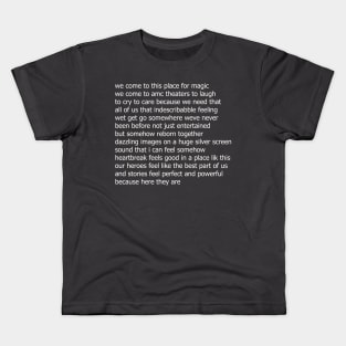 Nicole Kidman Text Kids T-Shirt